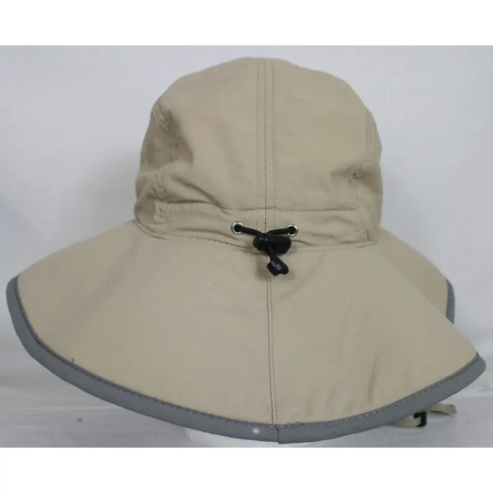 The North Face Sun Hat Adult Beige Wide Brim Boonie Hiking Fishing Cap